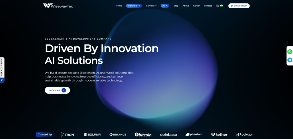 Wisewaytec_ best blockchain Development company in India