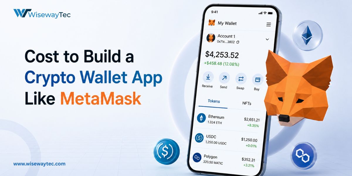 Cost to Build a Crypto Wallet App Like MetaMask