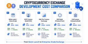 Cryptocurrency Exchange development cost